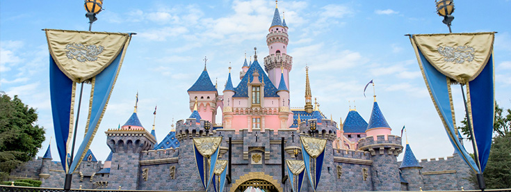 Sleeping Beauty's castle at Disneyland Sleeping Beauty's castle at Disneyland
